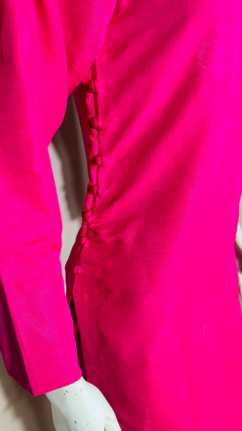 Raw Silk Pink 2PC Suit